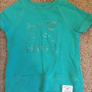 2T Girls Carter’s Teal - My Heart is So Happy